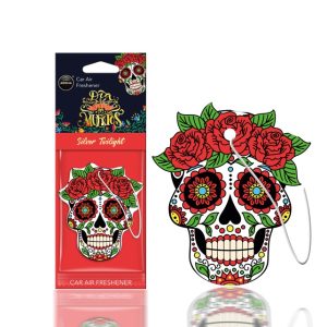 Osvežilec zraka za avto AROMA DIA DE LOS MUERTOS Silver Tatoo