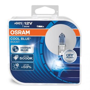 Halogenska žarnica Osram H1 12V 80W P14,5s Cool Blue Boost 5500K / 2 kosa