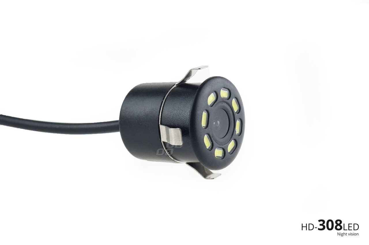Sistem za pomoč pri parkiranju TFT02 4,3" s HD-308-LED 4 senzorji črne barve - slika 7