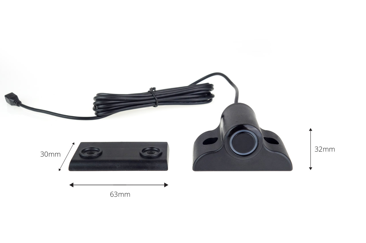 Sistem za pomoč pri parkiranju TFT01 4,3" s HD-305-LED 4 senzorji črn, za tovornjak - slika 3