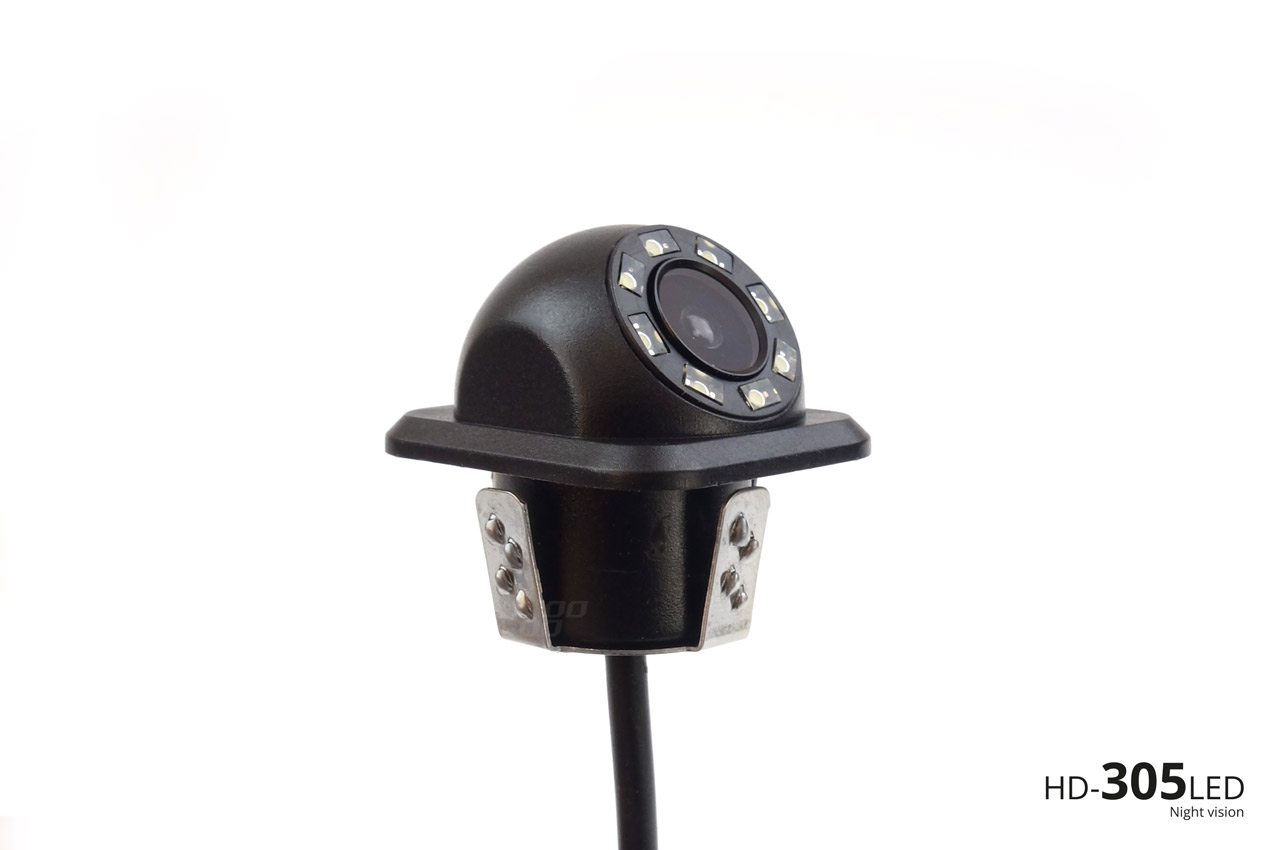 Sistem za pomoč pri parkiranju 4,3 TFT02 FLIP-UP CAM-305 LED zlat črn 18 mm - slika 8