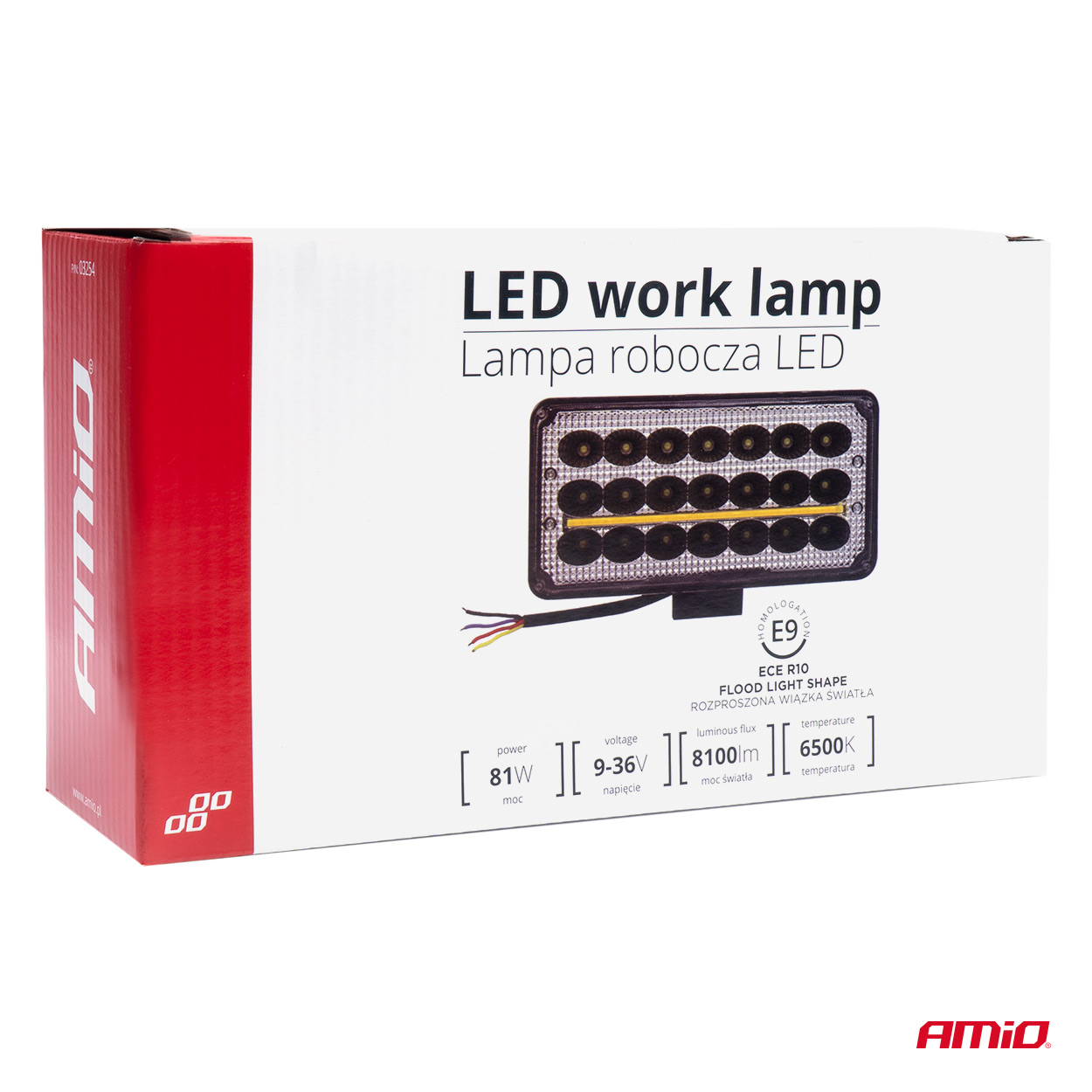 Delovna svetilka AWL43 27 LED REFLEKTOR 9-36V - slika 5