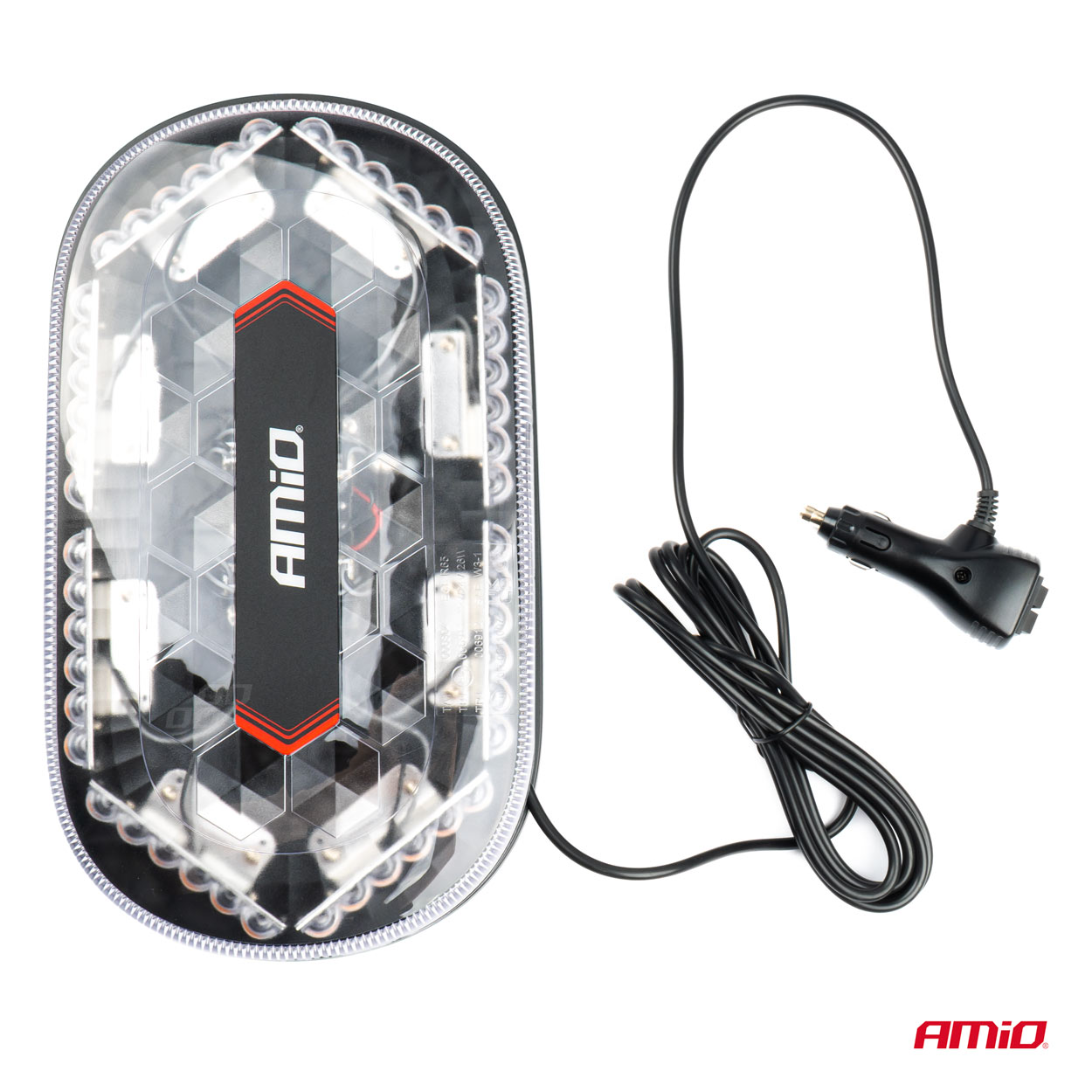 LED opozorilna lučka WLB78 293x171mm R65 R10 48LED 12/24V IP56 - slika 4