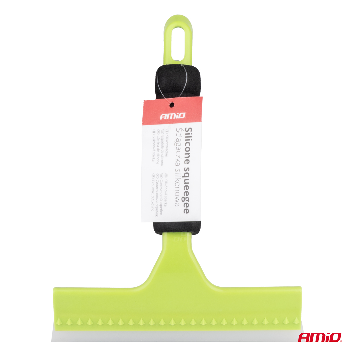 Silikonski brisalec za okna z ročajem 25 cm AMIO-03849 - slika 4