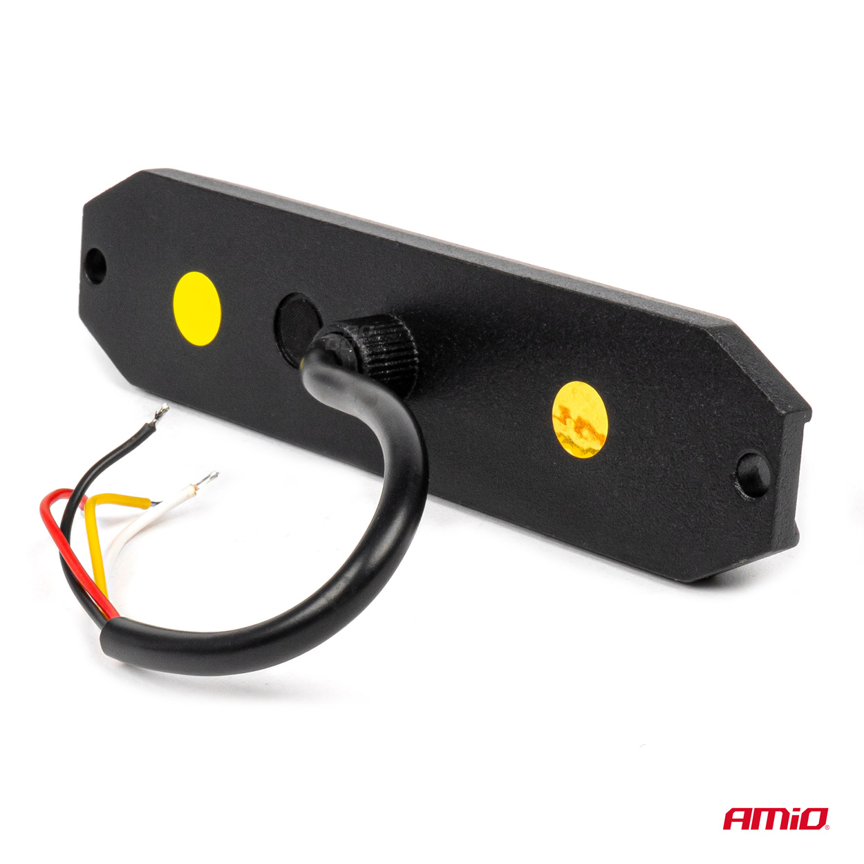 Ploska opozorilna svetilka 6x3W LED R65 R10 12V 24V AMIO-03930 - slika 3