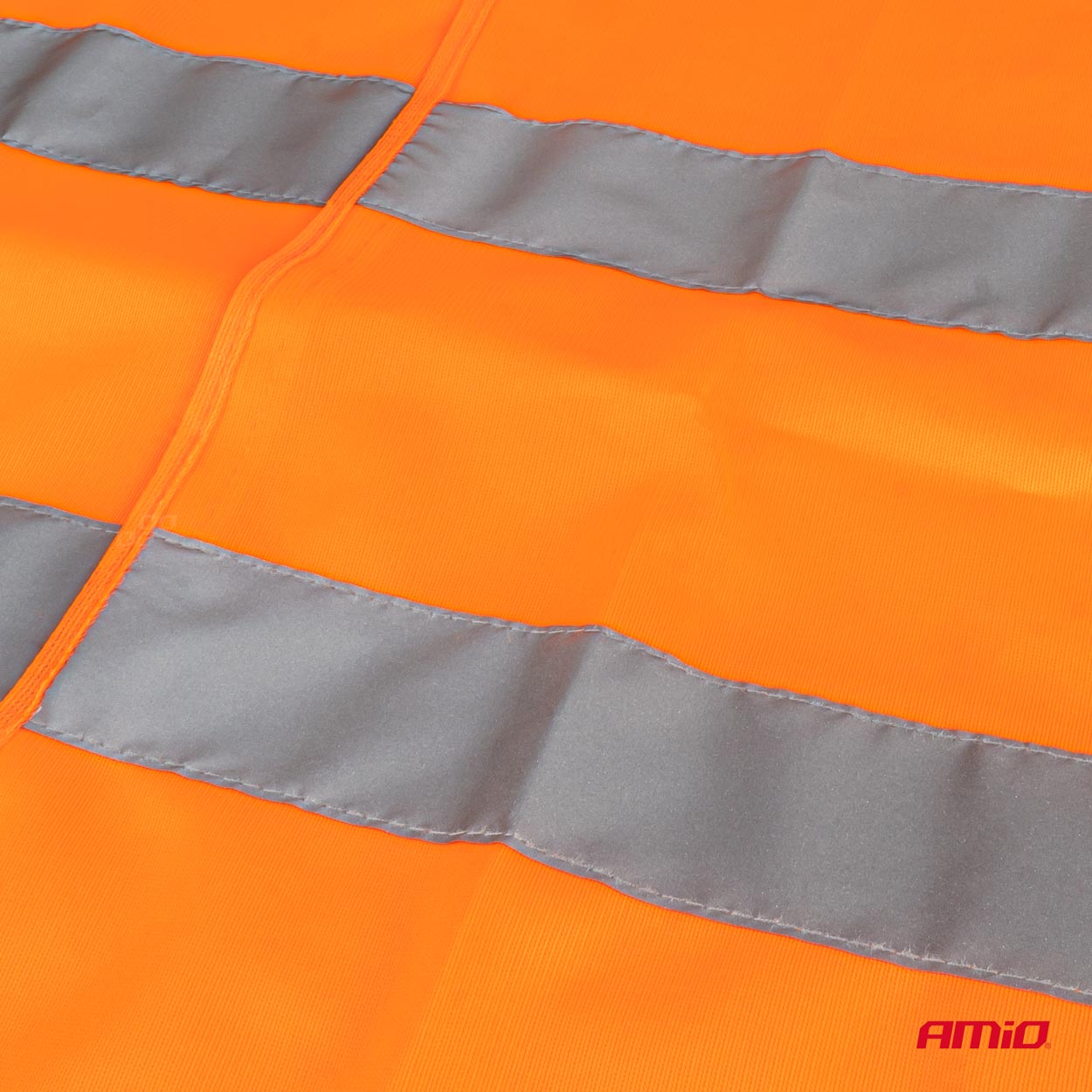 Varnostni jopič oranžen s certifikatom AMIO-03986 - slika 5
