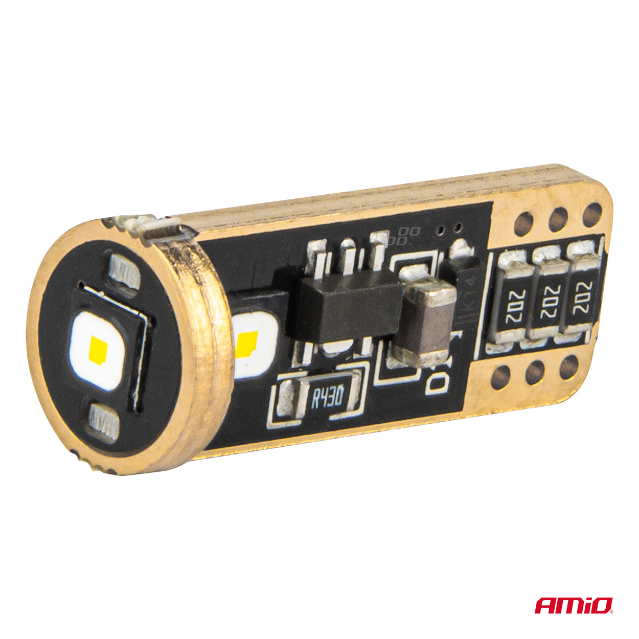LED CANBUS žarnice T10 W5W 3SMD 3838 Bele 12V/24V AMIO-04246 - slika 4