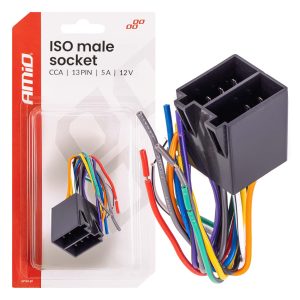 Integriran moški ISO CCA konektor 13PIN 5A 12V AMiO-04445