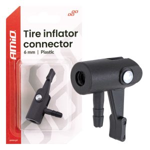 Adapter kompresorja 6 mm plastični AMiO-04501