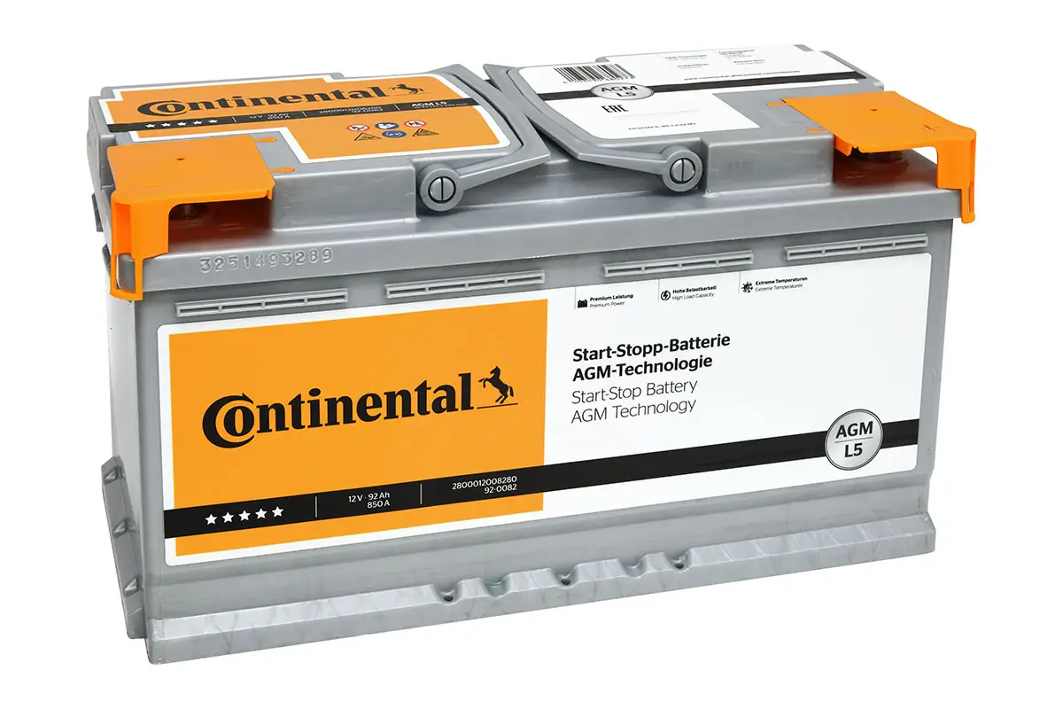 Akumulator Continental, 92 Ah, 353x175x190 mm (850 A), Start-Stop