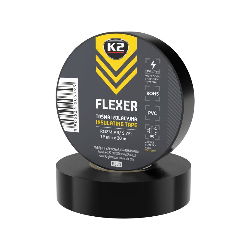 Izolacijski trak K2 Flexer 19mm X 20m