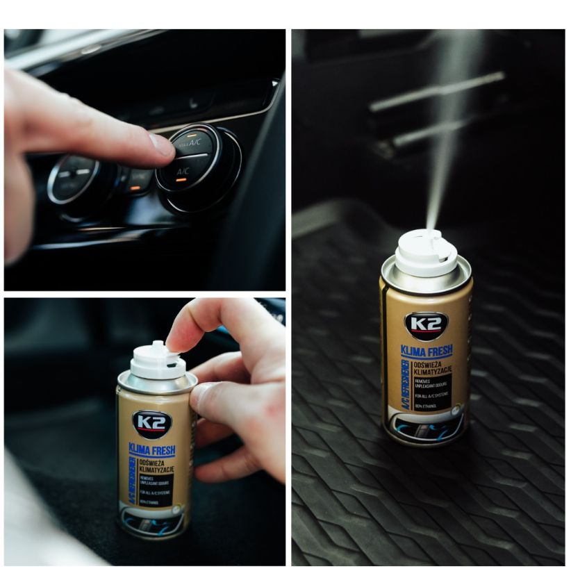 Sredstvo za čiščenje klimatske naprave K2 Klima Fresh New Car / 150ML - slika 3