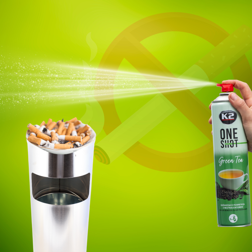Osvežilec zraka z nevtralizatorjem K2 Shot Green Tea / 600ML - slika 5