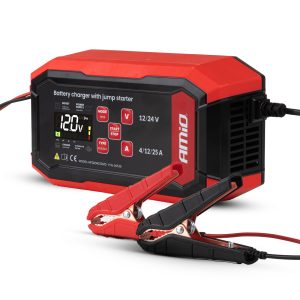 Digitalni polnilec akumulatorjev BOOST AGM GEL STD LiFePo4 MAX 25A 12/24V PRO AMIO-04530