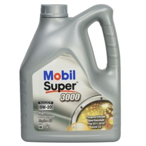 Motorno olje Mobil 0W-20 Super 3000 Formula P / 4L