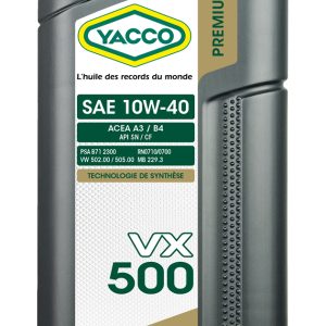 Motorno olje Yacco 10W-40 VX500 / 2L