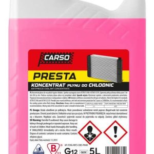 Antifriz/Hladilna tekočina Carso Presta G12 koncentrat rdeči / 5L