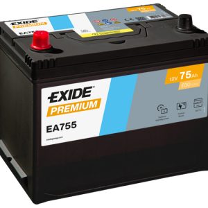 Akumulator Exide, 75 Ah, 270x173x222 mm (630 A)