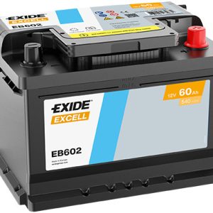 Akumulator Exide, 60 Ah, 230x173x222 mm (480 A)