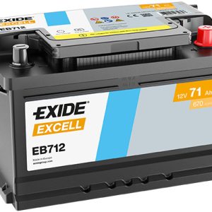 Akumulator Exide, 71 Ah, 278x175x175 mm (670 A)
