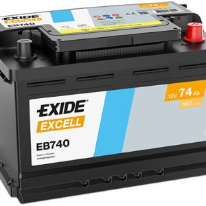 Akumulator Exide, 74 Ah, 278x175x190 mm (680 A)