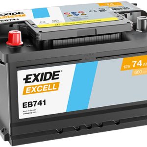 Akumulator Exide, 74 Ah, 278x175x190 mm (680 A)