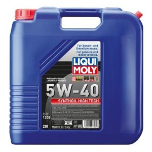 Motorno olje Liqui Moly 5W-40 Synthoil High Tech / 20L