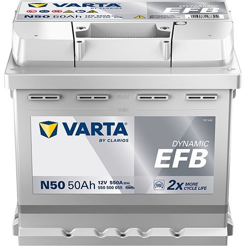 Akumulator Varta, 50 Ah, 207x175x190 mm (550 A)