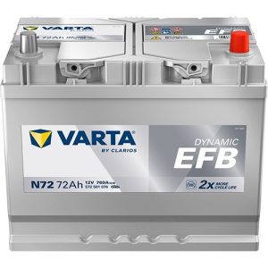 Akumulator Varta, 72 Ah, 261x175x220 mm (760 A)