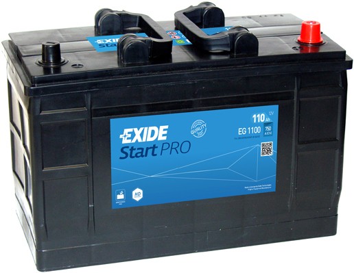 Akumulator Exide, 110 Ah, 349x175x235 mm (750 A)