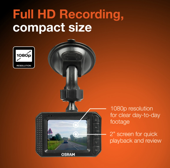 Kamera za snemanje vožnje Roadsight 1500, 1080p - slika 9